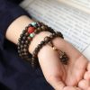 Gelang Meditasi Agarwood Turquoise dengan 108 Butir Turquoise Agarwood Meditation Bracelet with 108 Beads