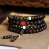 Gelang Meditasi Agarwood Turquoise dengan 108 Butir Turquoise Agarwood Meditation Bracelet with 108 Beads