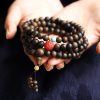 Gelang Meditasi Agarwood Turquoise dengan 108 Butir Turquoise Agarwood Meditation Bracelet with 108 Beads