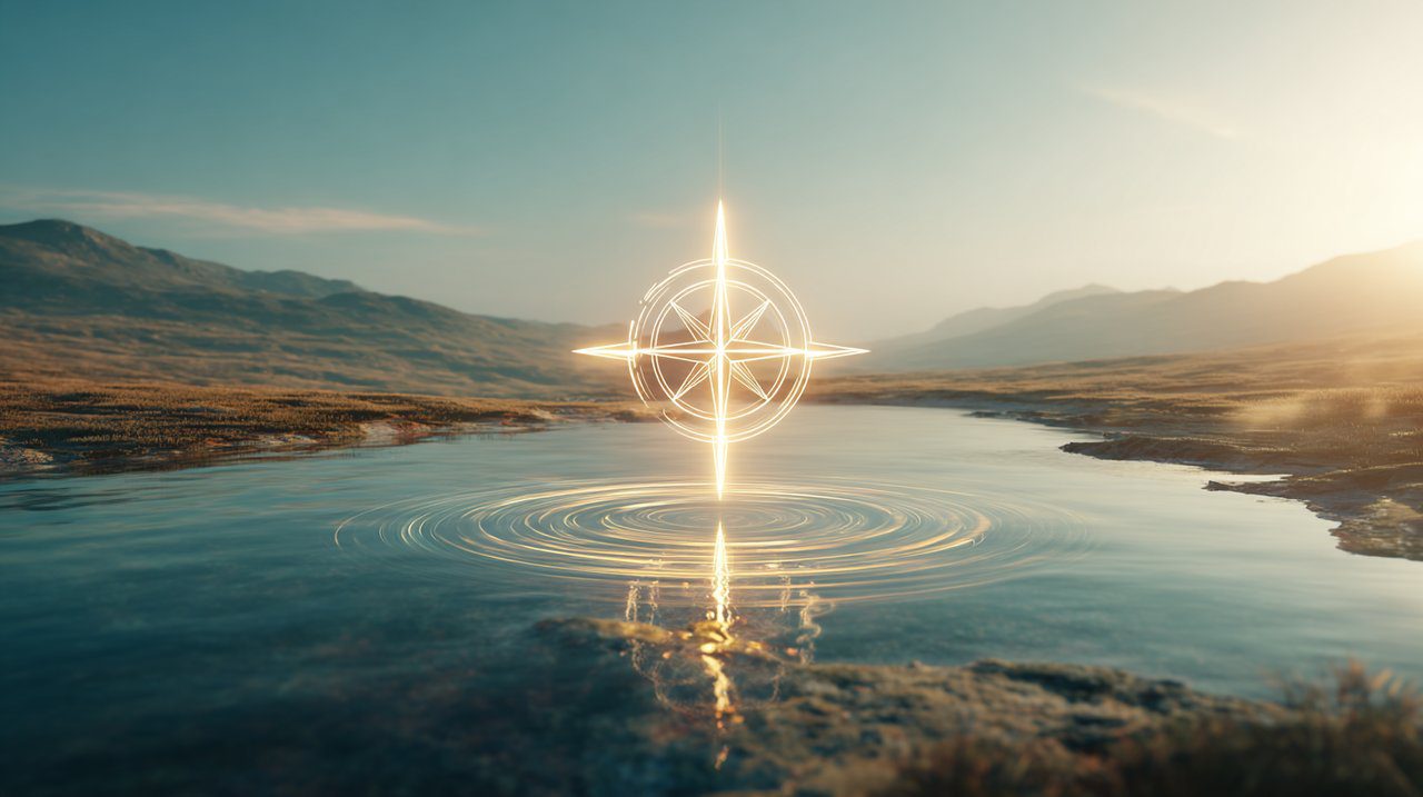 Spiritual Compass Guiding Light