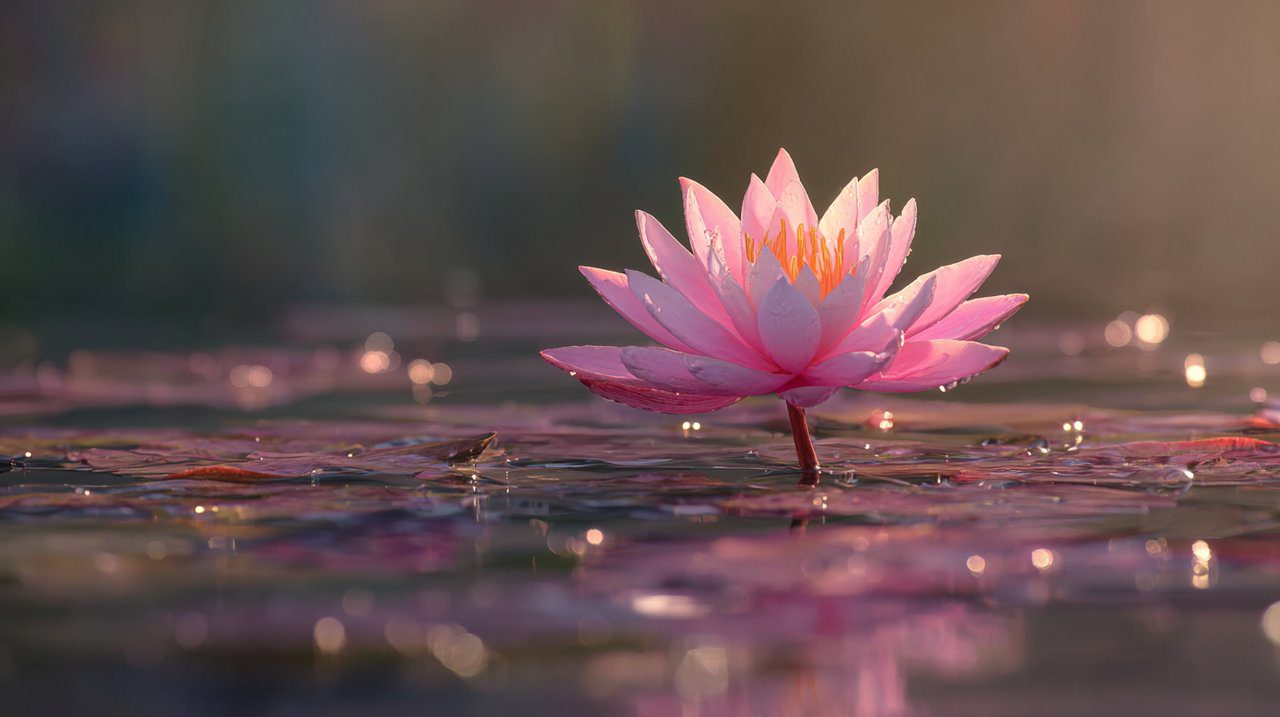 Pristine Lotus Flower