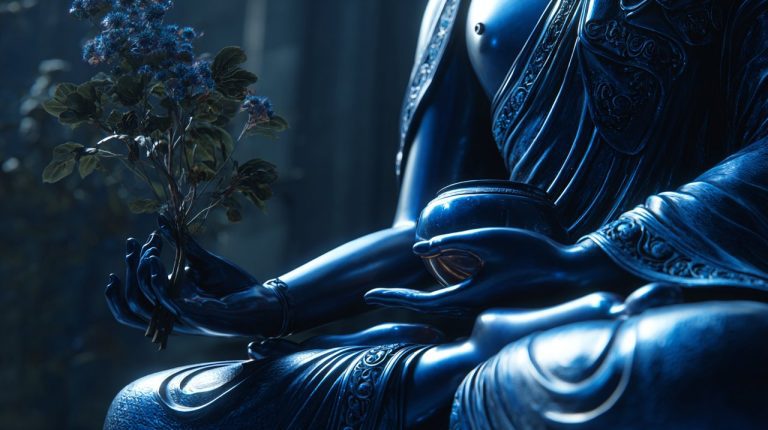 Photorealistic image of Medicine Buddha