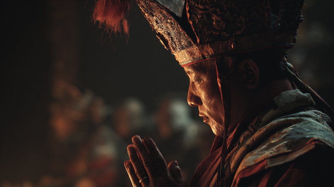 Buddhist Lama in Ceremony