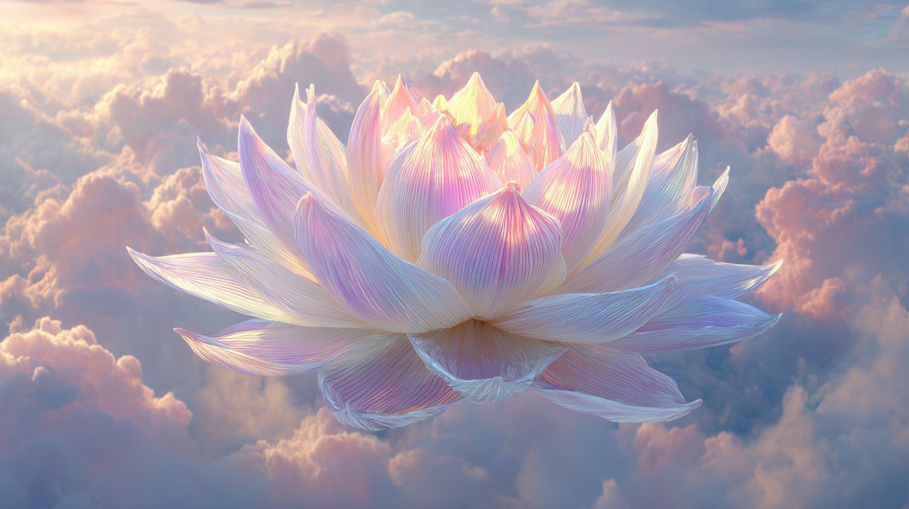 Eight-petaled lotus symbolizing the Noble Eightfold Path