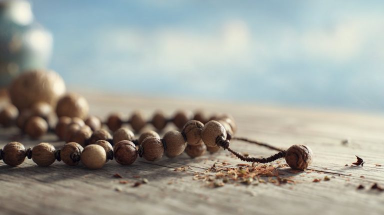 Scattered Bodhi Seed Mala Beads